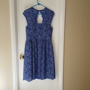 Light blue lace dress
